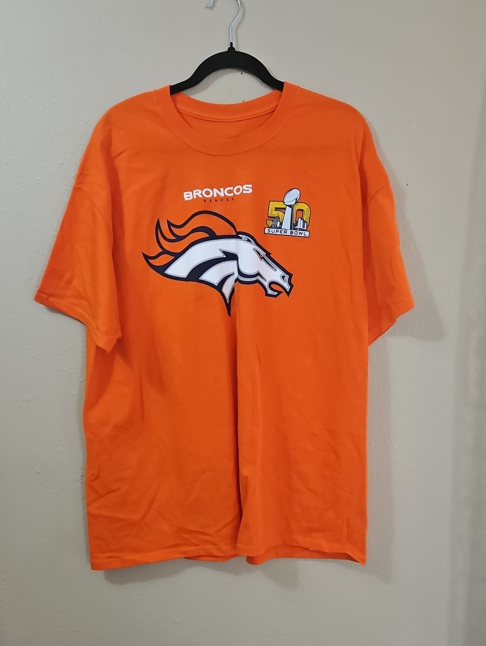 Orange Short Sleeve Graphic Tee - Team Logo